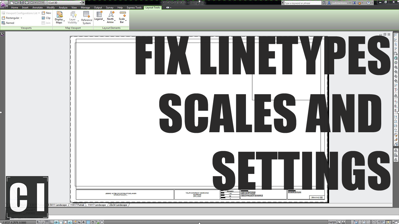 Autocad Tutorial Linetype Scales And Fixing Linetype Display Issues Autocad Tutorial Linetype Scales And Fixing Linetype Display Issues