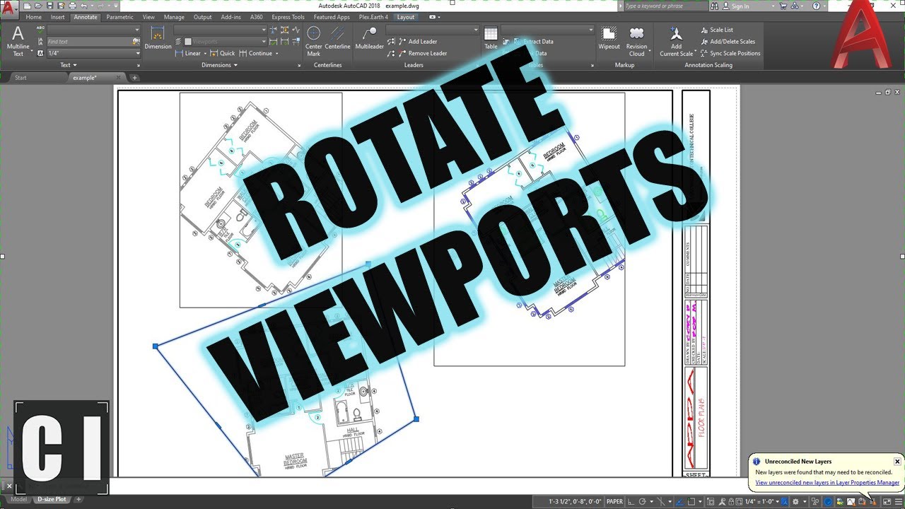 AutoCAD How To Rotate Viewports – 3 Easy Methods! | 2 Minute Tuesday ...