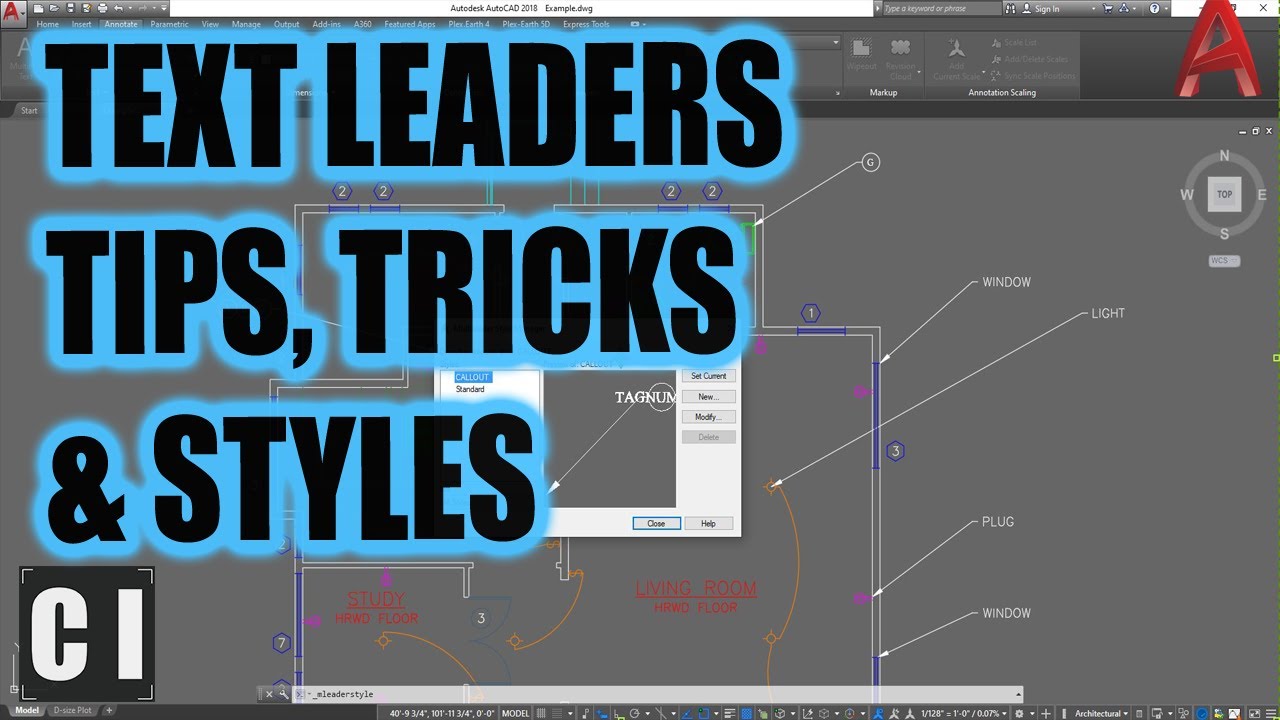 Autocad Text Arrows Leaders Tips Tricks Styles Multi Leader Tutorial Cad Intentions Autocad Text Arrows Leaders Tips Tricks Styles Multi Leader Tutorial Cad Intentions